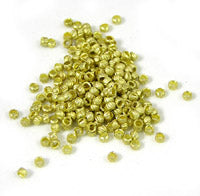 Gold Finish Crimp Beads .25 OZ Package