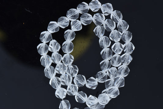 Faceted Helix Fire-n-Ice Crystal