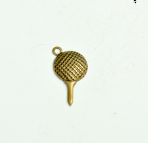 Golf ball on a tee , sold by 6 each