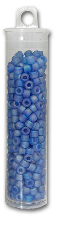 Matsuno 6/0 Seed Beads,  AB Aqua Blue, Approx. 418 beads