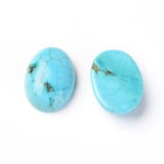18mm Natural Howlite Gemstone Cabochons, Turquoise Matrix, SemiPrecious Oval Cab, 18x13, pack of 6