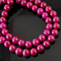 8mm Grape Fossil Beads, 16in strand