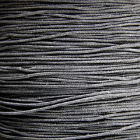 Elastic Cord, 1mm, Black, sold by the yard