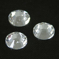 6mm Faceted Austrian Crystal, Clear Crystal, SS28 #2000, pack of 12