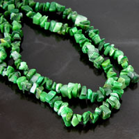 8-9mm African Jade Chip Beads, semi-precious 36 inch strand