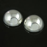 20mm Silver Cabochon, Lucite pk/6