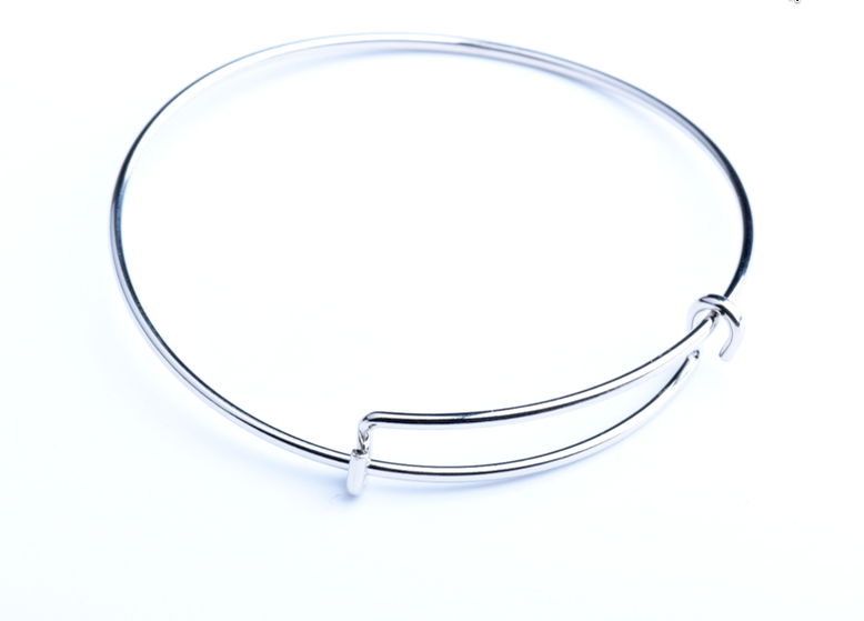 6 inch hamilton Gold Bangle Bracelet with no ball catch,ea