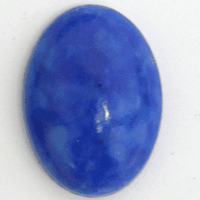 18x13mm Blue Lapis Lazuli Acrylic Cabochon, pk/20