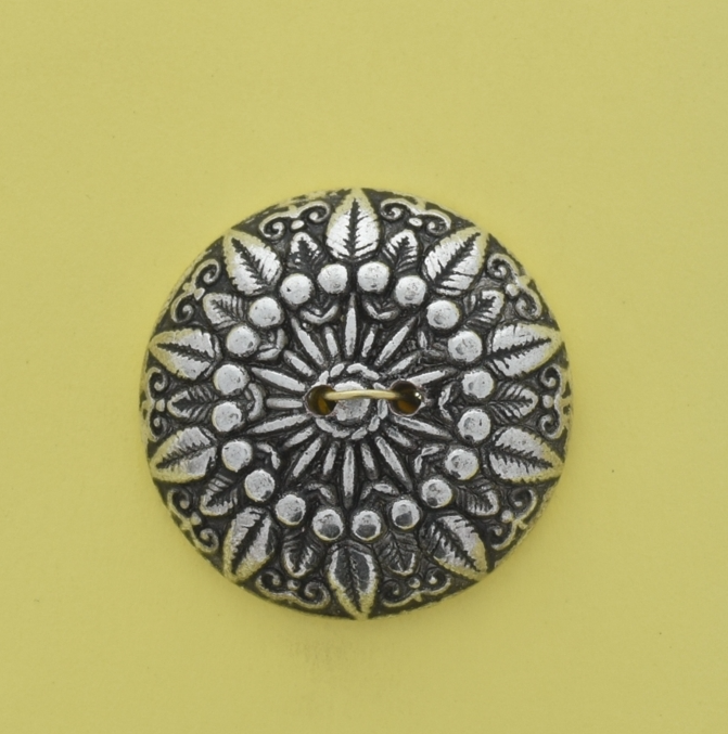 25mm Duomo Round Cabochon, Antique Silver, pack of 6