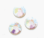 Swarovski Austrian Crystal - 3mm Crystal AB Faceted pkg/24