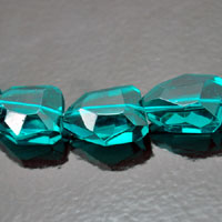 15x20mm Faceted Nugget Fire-n-Ice Crystal