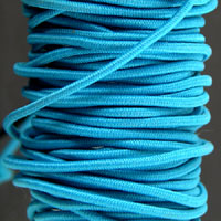 Elastic Cord, 1.5m, Turquoise Blue, sold by the yard