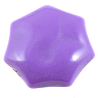 18mm Lavender Purple Domed/Heptagon(flatback) Acrylic, pk/24