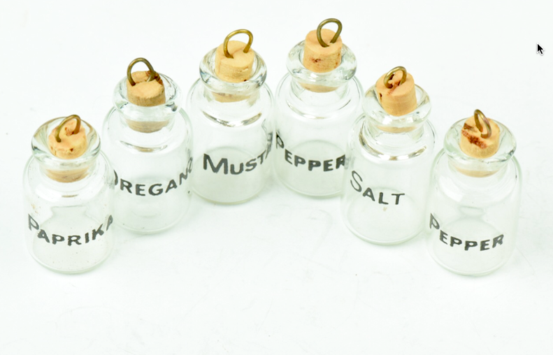 Spice Bottle Assortment set of 6