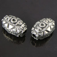 19x12mm Hope Inspiration Nugget Bead, Antique Pewter, ea