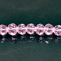 6mm Round Faceted Fire-n-Ice Crysta l
