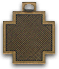 Antique Gold Finish LG CROSS EA