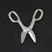 28mm Scissors/Shears Charm, Classic Silver, pk/6