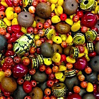 Harvest Fall Bead Mix Grab Bag, 1/4 pound