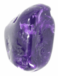 16mm Large Acrylic Nugget Beads, Purple, pack of 12