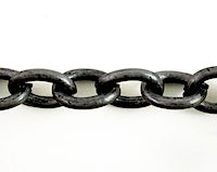 16mm Black Cable Chain, 10 foot roll