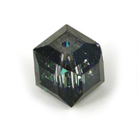 Swarovski Crystal 10mm Square Beads, Bermuda, ea