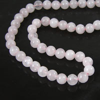 8mm Round Rose Quartz Beads, 16 in strand