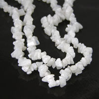 8x11mm Moonstone Chips Beads, 36 inch Strand