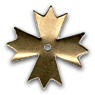 Classic Silver Finish CROSS, pk/6