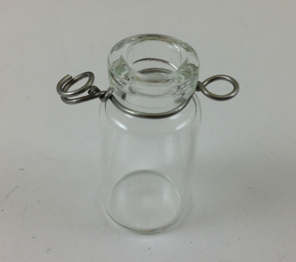Glass Bottle Pendant, each
