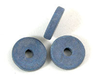 15x4mm Round Clay Disc Bead, Denim, pack of 12