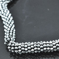 13x3mm Snowflake Spacer, Antiqued Classic Silver Beads, strand