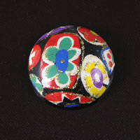 20mm Fiori Domed Round Lucite Flatback, ea