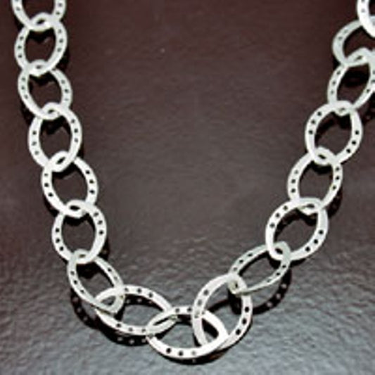 Classic Silver Cable Necklace, EA