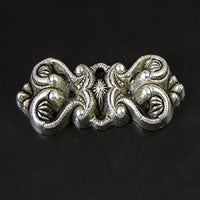 57x22mm Victorian Decor Bar Finding, Antique Silver, each