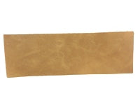 3x7" Cuff Bracelet Leather Swatch Tan-PKG/2