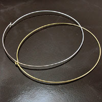 15in Neck Ring/Choker, Silver ea