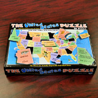 The United States Puzzle<i>(slightly damaged box),</i>ea