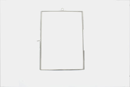 Glass Frame for framing pressed flowers or found objects, Flat, 5" x 7", pack of 2