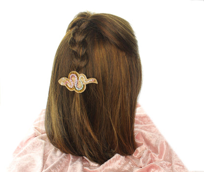 84mm x 43mm Serpent Sparkle Hair Tie, each