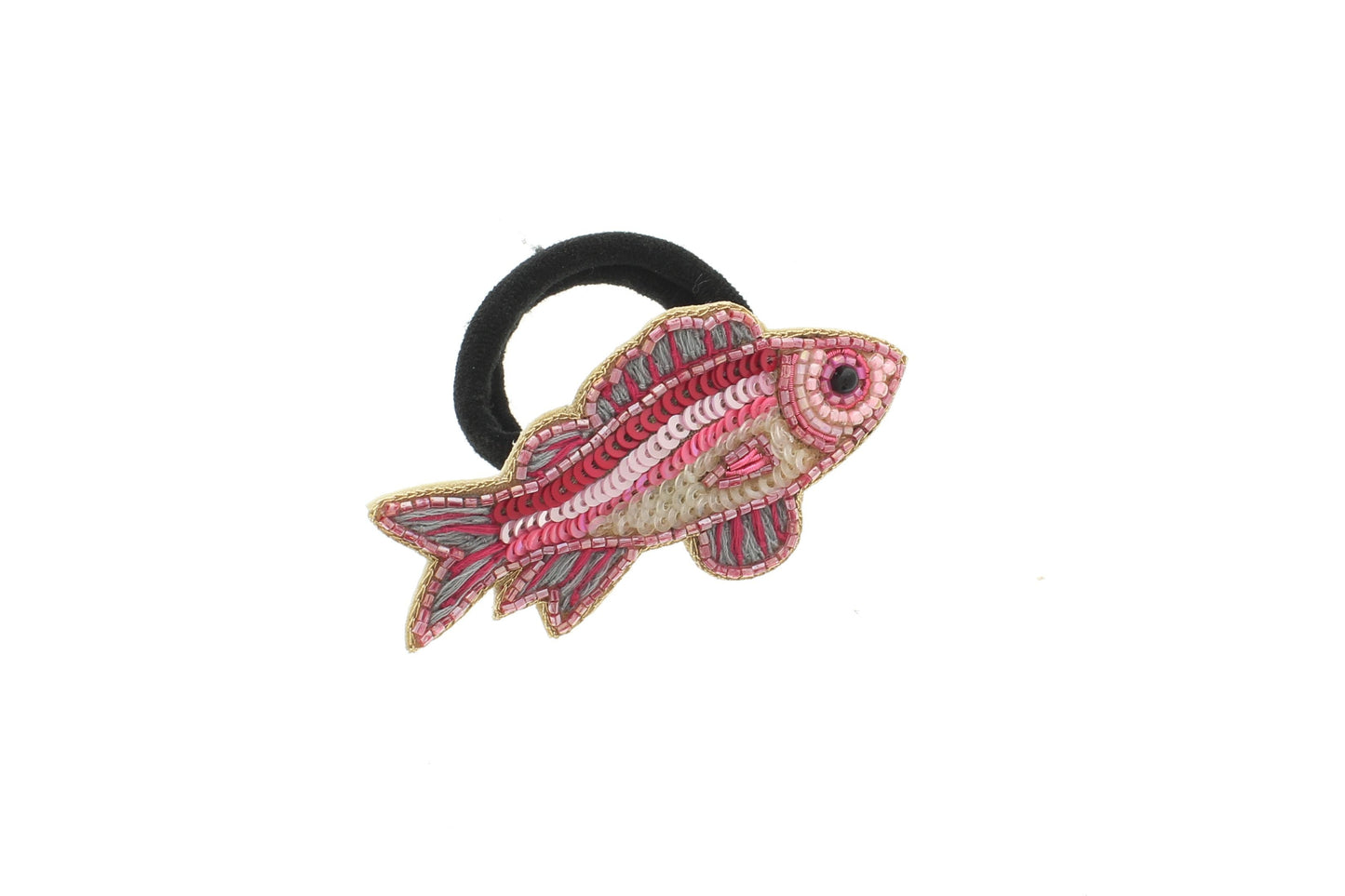 38mm x 74mm Rosy Reef Hair Tie, each