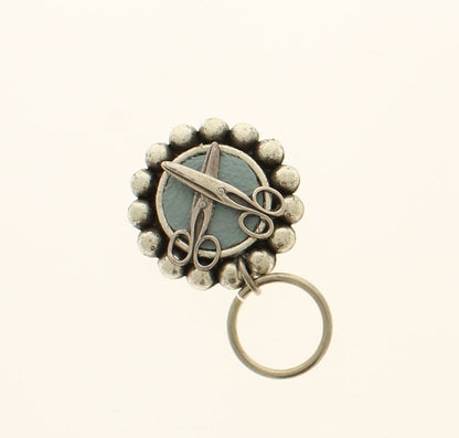 33mm Blue Notions Scissor Eyeglass Holder, made in USA, each