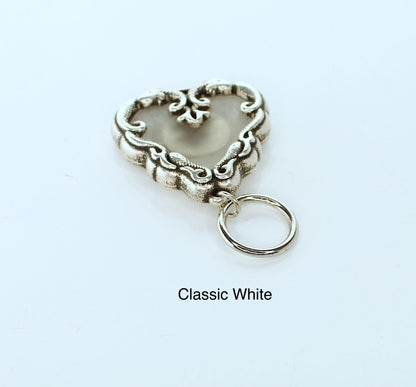 48mm x 45mm Hearts & Harmony Eyeglass Clip, made in USA, each