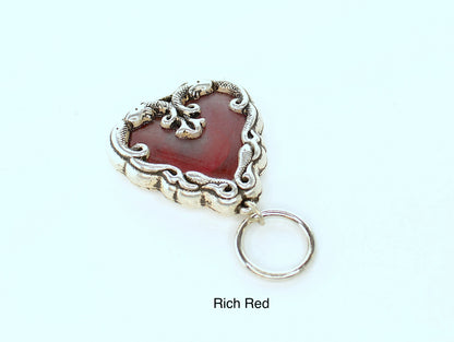 48mm x 45mm Hearts & Harmony Eyeglass Clip, made in USA, each