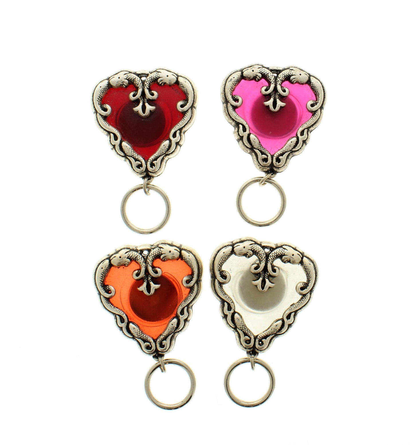 48mm x 45mm Hearts & Harmony Eyeglass Clip, made in USA, each