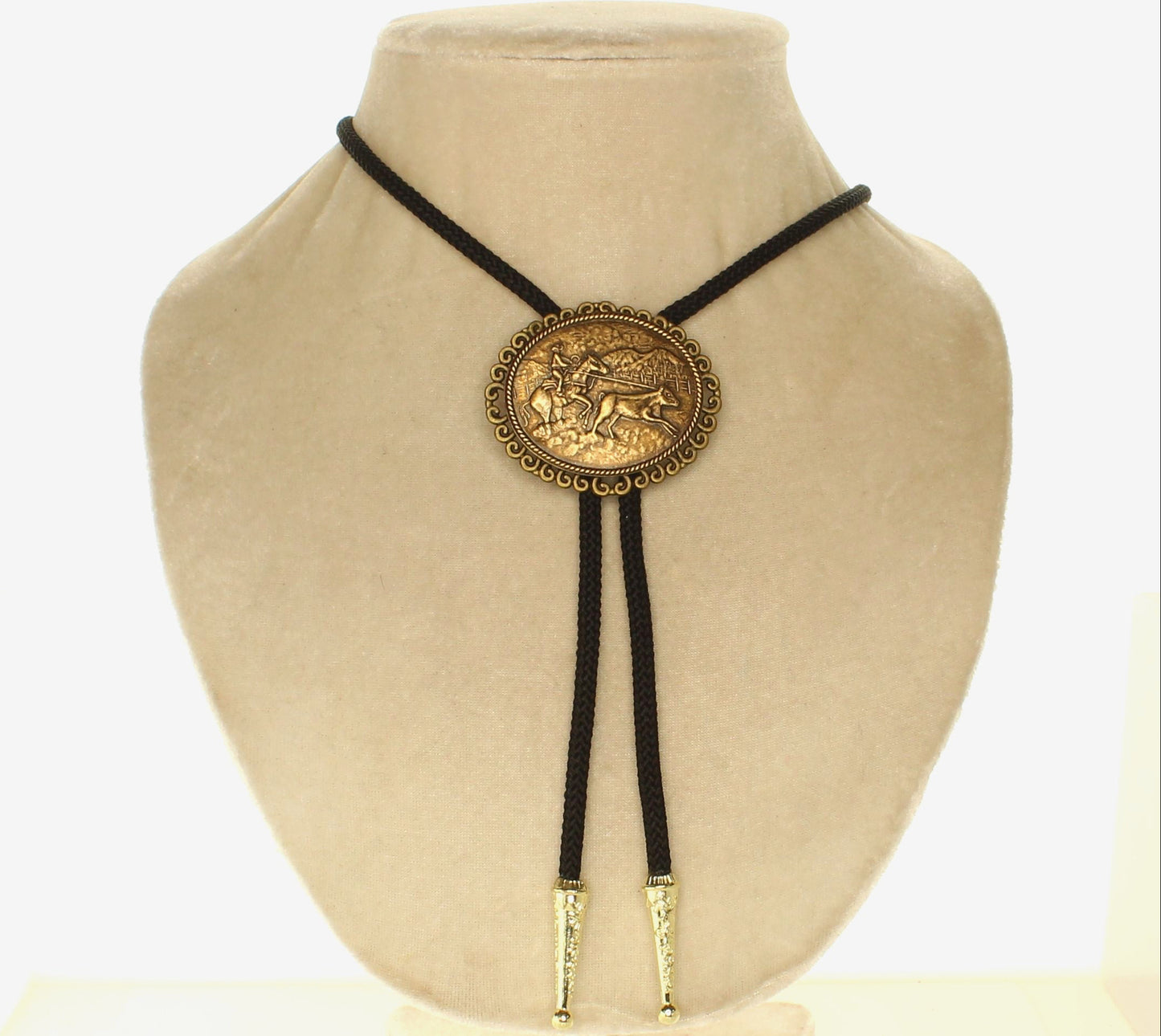 50mm x 59mm Silver or Gold Saddle Bolo, made in USA, each