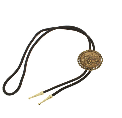 50mm x 59mm Silver or Gold Saddle Bolo, made in USA, each