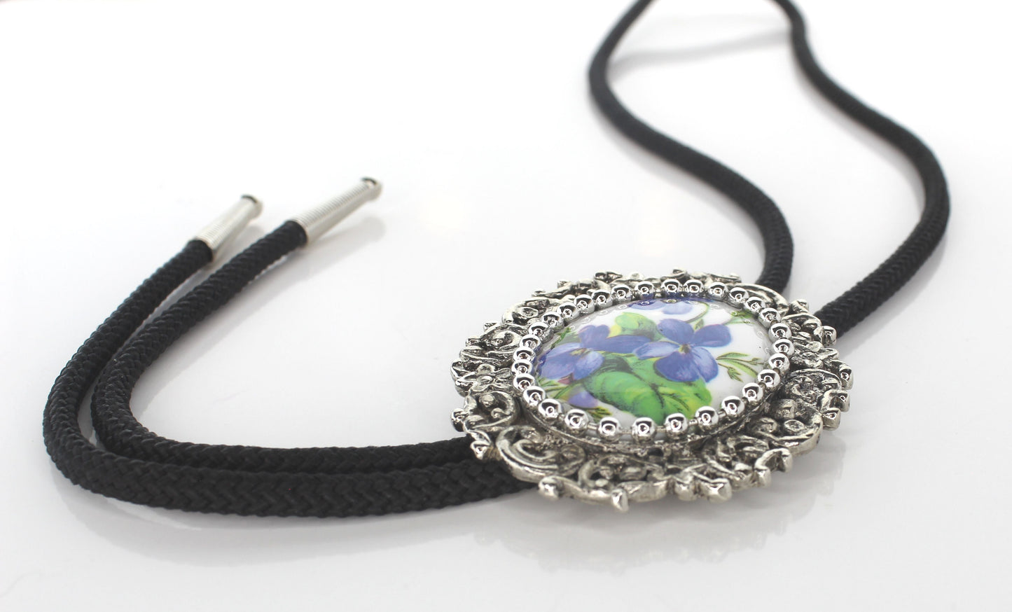 62mm x 51mm Floral Elegance Bolo Tie, made in USA, each