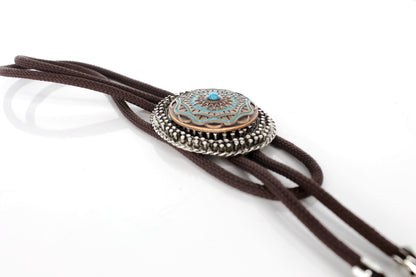 58mm x 50mm Desert Sunburst Bolo Tie, made in USA, each