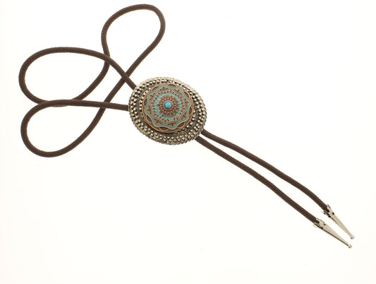 58mm x 50mm Desert Sunburst Bolo Tie, made in USA, each
